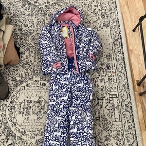 Girls Boden ski jacket and snowpants size 8